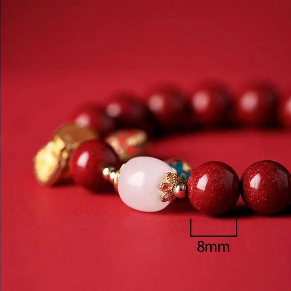Gold Swallowing Beast Family Bracelet